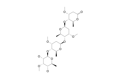 6-DEOXY-3-O-METHYL-BETA-ALLOPYRANOSYL-(1->4)-BETA-CYMAROPYRANOSYL-(1->4)-BETA-CYMAROPYRANOSYL-(1->4)-BETA-CYMARONIC-ACID-DELTA-LACTONE