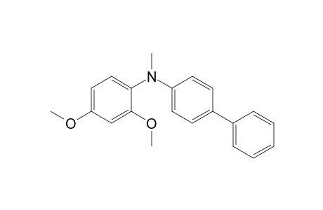 4-Phenyl-N-(2',4'-dimethoxyphenyl)-N-methylaniline