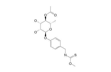 O-METHYL-4-[(4'-O-ACETYL-alpha-L-RHANNOSYLOXY)-BENZYL]-THIOCARBAMATE-(E);NIAZICIN-A