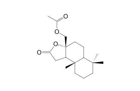 17-acetoxy-13,14,15,16-tetranorlabdan-12,8-olide