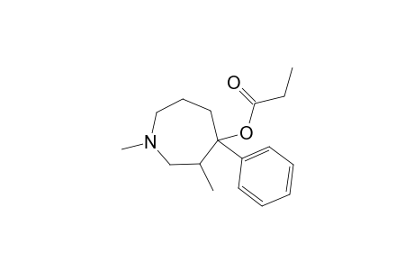1,3-Dimethyl-4-phenyl-4-azepanyl propionate