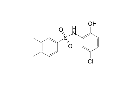 Benzenesulfonamide, N-(5-chloro-2-hydroxyphenyl)-3,4-dimethyl-