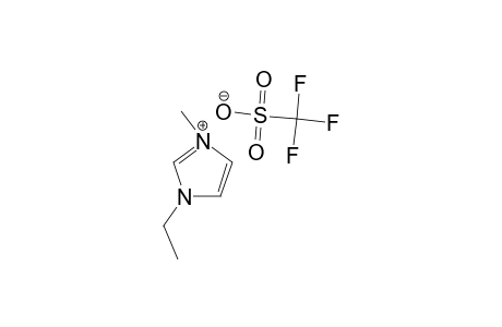 1-ETHYL-3-METHYL-IMIDAZOLIUM-TRIFLUOROMETHANESULFONATE;[C6H11N2][CF3SO3]