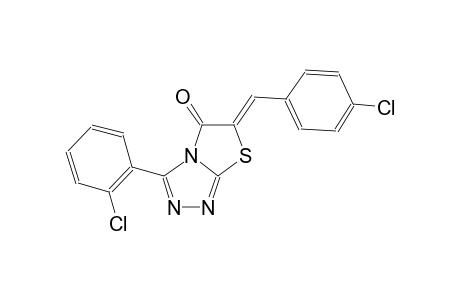 thiazolo[2,3-c][1,2,4]triazol-5(6H)-one, 3-(2-chlorophenyl)-6-[(4-chlorophenyl)methylene]-, (6Z)-