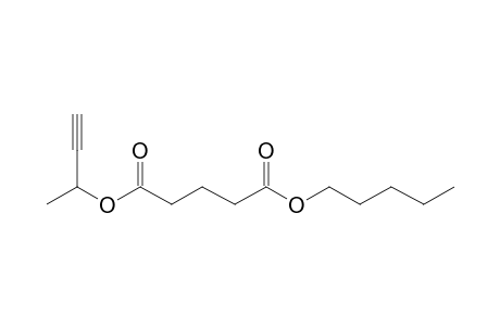 Glutaric acid, but-3-yn-2-yl pentyl ester