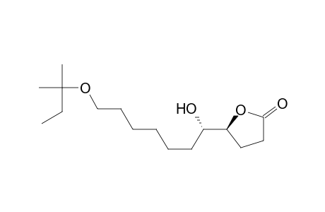 (5S)-5-[(1S)-1-hydroxy-7-(2-methylbutan-2-yloxy)heptyl]-2-oxolanone