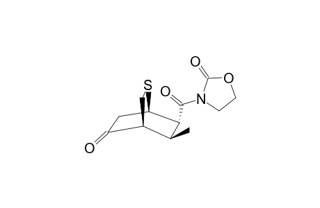 (1'R*,4'R*,5'S*,6'S*)-3-(5'-METHYL-2'-THIABICYCLO-[2.2.2]-OCTAN-8'-ONE-6'-CARBONYL)-2-OXAZOLIDINONE