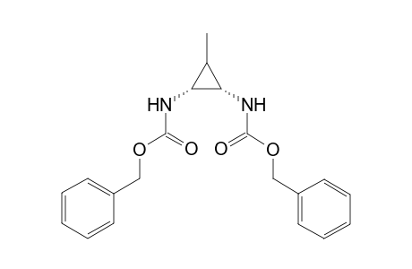 Dibenzyl (cis)-N,N'-(3-methyl-1,2-cyclopropanediyl]dicarbamidate
