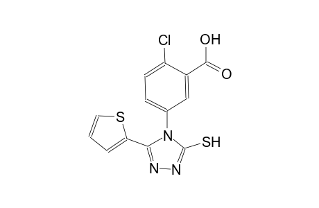 benzoic acid, 2-chloro-5-[3-mercapto-5-(2-thienyl)-4H-1,2,4-triazol-4-yl]-