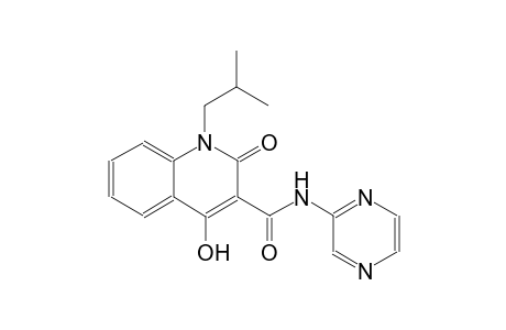 4-hydroxy-1-isobutyl-2-oxo-N-(2-pyrazinyl)-1,2-dihydro-3-quinolinecarboxamide