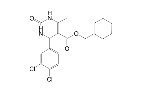 cyclohexylmethyl 4-(3,4-dichlorophenyl)-6-methyl-2-oxo-1,2,3,4-tetrahydro-5-pyrimidinecarboxylate