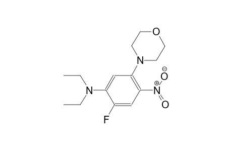 benzenamine, N,N-diethyl-2-fluoro-5-(4-morpholinyl)-4-nitro-