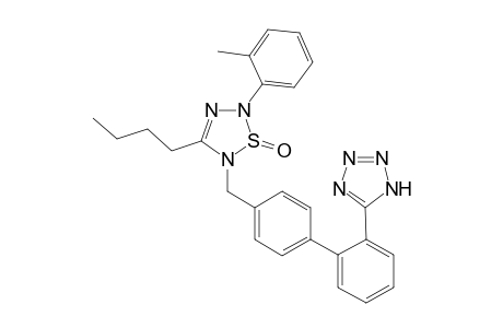4'-{[5-(2-Butyl-3-(2-methylphenyl))-2,1,3,4-1H-thiatriazol-2-on-1-yl]methyl}biphenyl-2-tetrazole