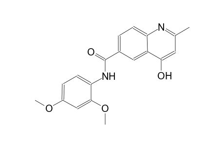 6-quinolinecarboxamide, N-(2,4-dimethoxyphenyl)-4-hydroxy-2-methyl-