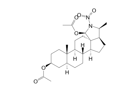 1H-Naphth[2',1':4,5]indeno[1,7a-c]pyrrole, 23-norconanine-3,18-diol deriv.