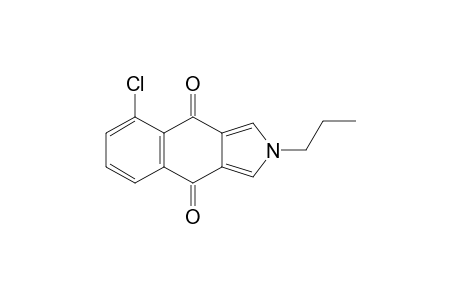 5-chloro-2-propyl-2H-benz[f]isoindole-4,9-dione