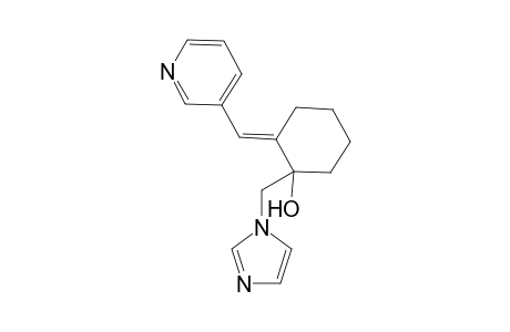 Cyclohexanol, 1-(1H-imidazol-1-ylmethyl)-2-(3-pyridinylmethylene)-