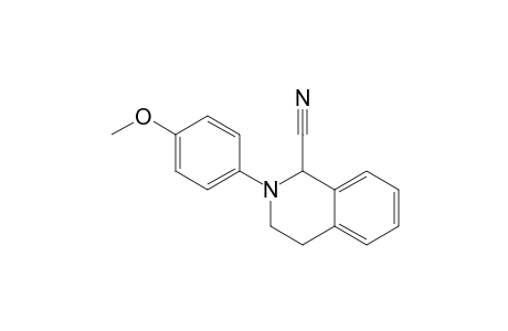 2-(4-METHOXYPHENYL)-1,2,3,4-TETRAHYDROISOQUINOLINE-1-CARBONITRILE