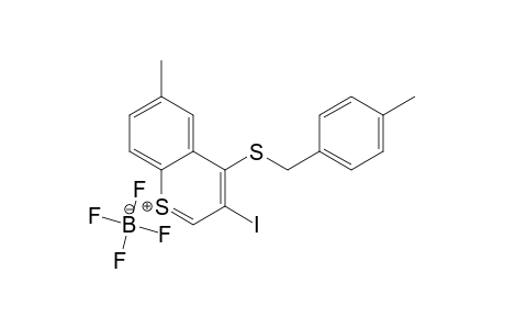 1H-3-Iodo-4-(4-methylbenzylthio)-6-methylbenzothiopyrylium tetrafluoroborate
