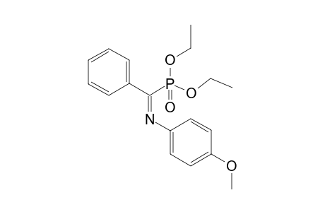Diethyl .alpha.-(p-anisylimino)benzylphosphonate