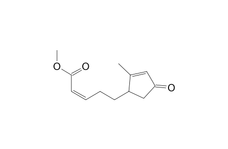 2-Pentenoic acid, 5-(2-methyl-4-oxo-2-cyclopenten-1-yl)-, methyl ester, (Z)-(.+-.)-