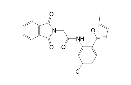 N-[5-Chloro-2-(5-methyl-2-furyl)phenyl]-2-(1,3-dioxo-1,3-dihydro-2H-isoindol-2-yl)acetamide