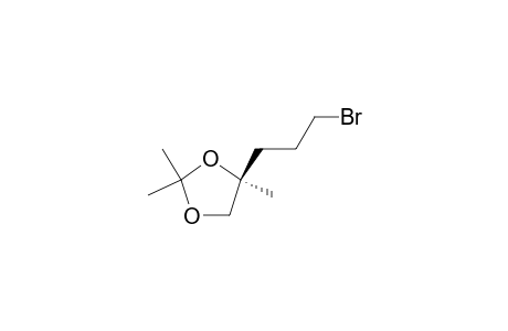 1,3-Dioxolane, 4-(3-bromopropyl)-2,2,4-trimethyl-, (S)-