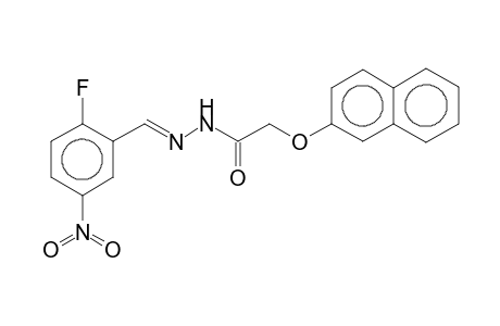 N'-(2-fluoro-5-nitrobenzylidene)-2-(2-naphthyloxy)acethydrazide