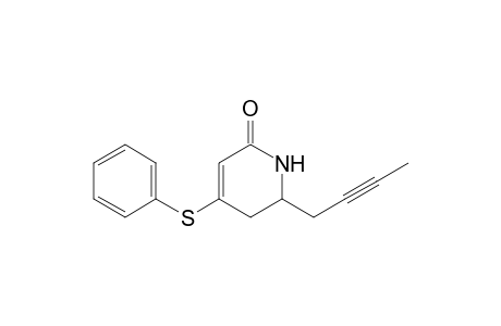 6-(But-2-ynyl)-4-(phenylthio)-5,6-dihydropyridin-2(1H)-one