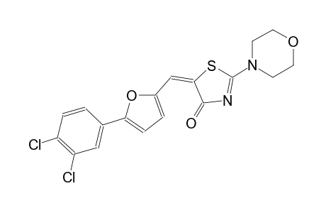 (5E)-5-{[5-(3,4-dichlorophenyl)-2-furyl]methylene}-2-(4-morpholinyl)-1,3-thiazol-4(5H)-one
