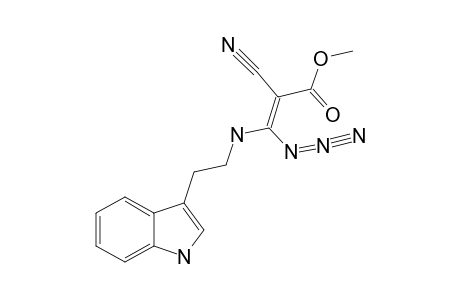 3-AZIDO-2-CYANO-3-([2-(3-INDOLYL)-ETHYL]-AMINO)-ACRYLIC-ACID,METHYLESTER