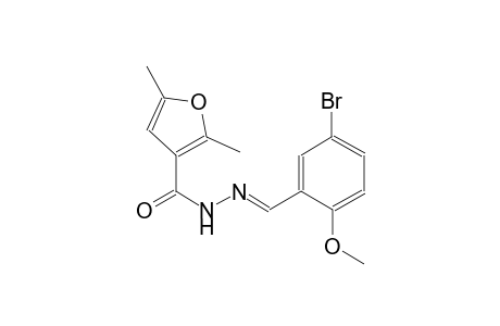 N'-[(E)-(5-bromo-2-methoxyphenyl)methylidene]-2,5-dimethyl-3-furohydrazide