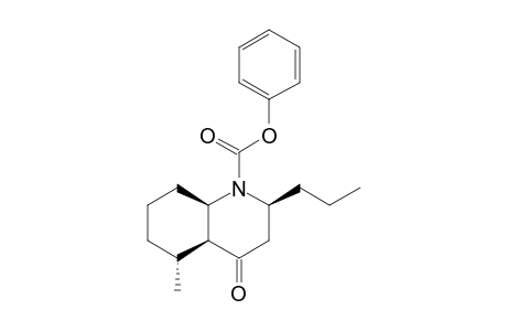 (2S,4AS,5R,8AR)-N-PHENOXYCARBONYL-2-PROPYL-5-METHYL-DECAHYDROQUINOLIN-4-ONE