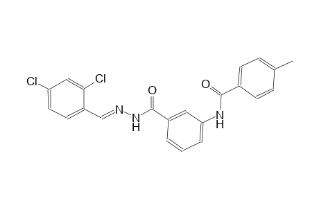 benzoic acid, 3-[(4-methylbenzoyl)amino]-, 2-[(E)-(2,4-dichlorophenyl)methylidene]hydrazide