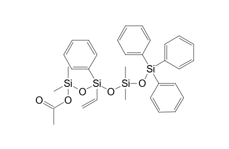 1-acetoxy-1,1,5,5-tetramethyl-3,7,7,7-tetraphenyl-3-vinyltetrasiloxane