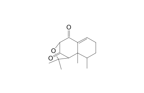 1,4-Methano-3-benzoxepin-5,10(4H)-dione, 1,2,7,8,9,9a-hexahydro-2,2,9,9a-tetramethyl-