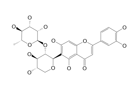 6-C-[2'-O-ALPHA-L-RHAMNOPYRANOSYL-(1''->2')]-BETA-D-XYLOPYRANOSYLGLUTEOLIN