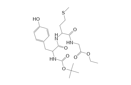ethyl 6-(4-hydroxybenzyl)-2,2-dimethyl-9-[2-(methylsulfanyl)ethyl]-4,7,10-trioxo-3-oxa-5,8,11-triazatridecan-13-oate