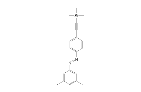 (E)-1-(3,5-Dimethylphenyl)-2-{4-[(trimethylsilyl)ethynyl]phenyl}diazene