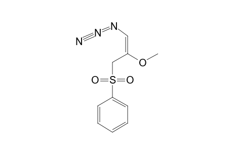 (E)-(3-AZIDO-2-METHOXYPROP-2-ENYLSULFONYL)-BENZENE