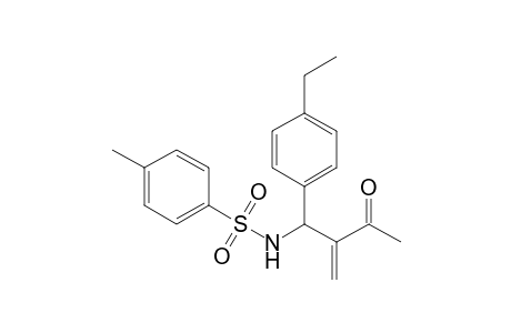 N-[1-(4-ethylphenyl)-2-methylene-3-oxo-butyl]-4-methyl-benzenesulfonamide