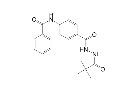 N-[4-[N'-(2,2-dimethyl-propionyl)-hydrazinocarbonyl]-phenyl]-benzamide