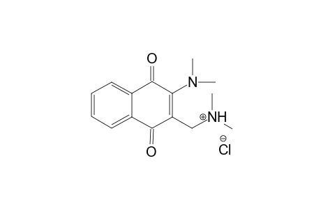 {[(1',4'-Dihydro-2'-(dimethylamino)-1',4'-dioxonaphth-3'-yl]methyl-dimethylammonium - chloride