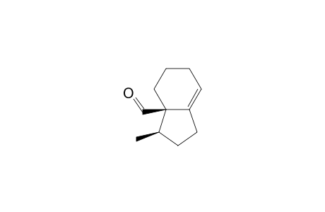 (3R,3aR)-1,2,3,4,5,6-hexahydro-3-methyl-3aH-indene-3a-carbaldehyde