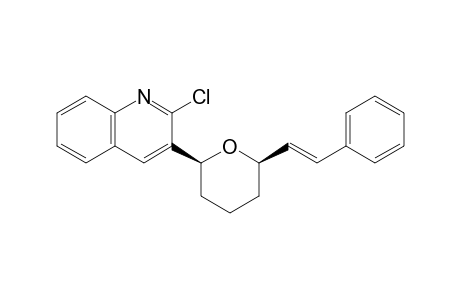 (E)-2-Chloro-3-(2S,6R)-(6-styryltetrahydro-2H-pyran-2-yl)quinoline