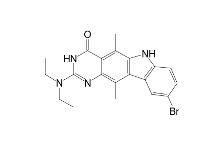 9-Bromo-2-diethylamino-5,11-dimethyl-6H-pyrimido[5,4-b]carbazol-4(3H)-one