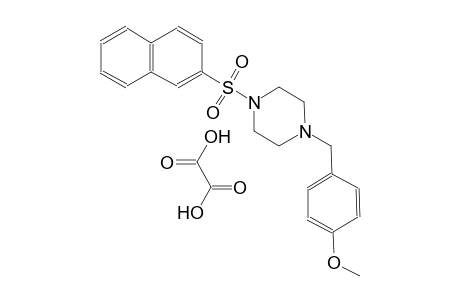 1-(4-methoxybenzyl)-4-(naphthalen-2-ylsulfonyl)piperazine oxalate