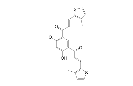 (2E, 2'E)-1,1'-[4,6-Dihydroxy-1,3-phenylene]bis(3-(3-methylthiopine-2-yl)prop-2-en-1-one)