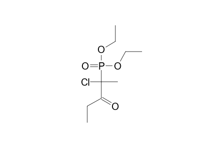 Diethyl 1-Chloro-1-methyl-2-oxo-n-butylphosphonate