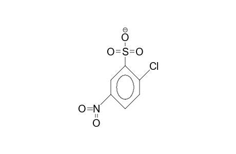2-Chloro-5-nitro-benzenesulfonic acid, anion